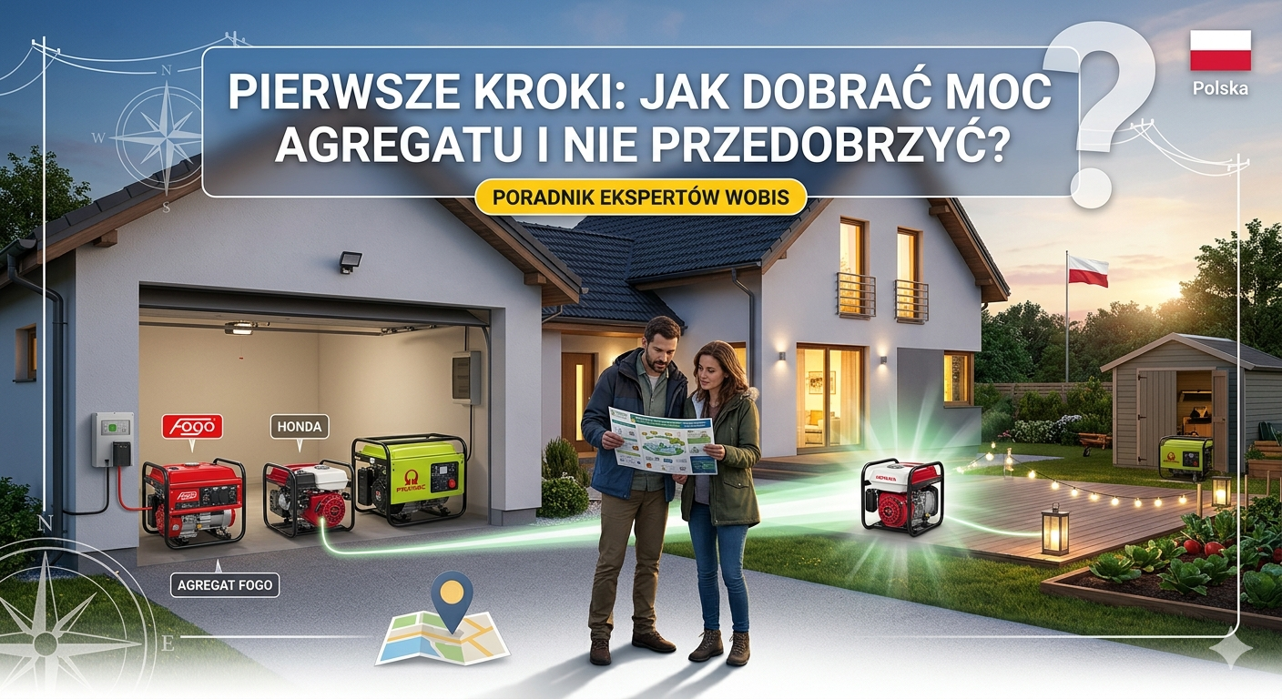 Pierwsze kroki: Jak dobrać moc agregatu i nie przedobrzyć? (Przewodnik po zakresie 1-7 kW)